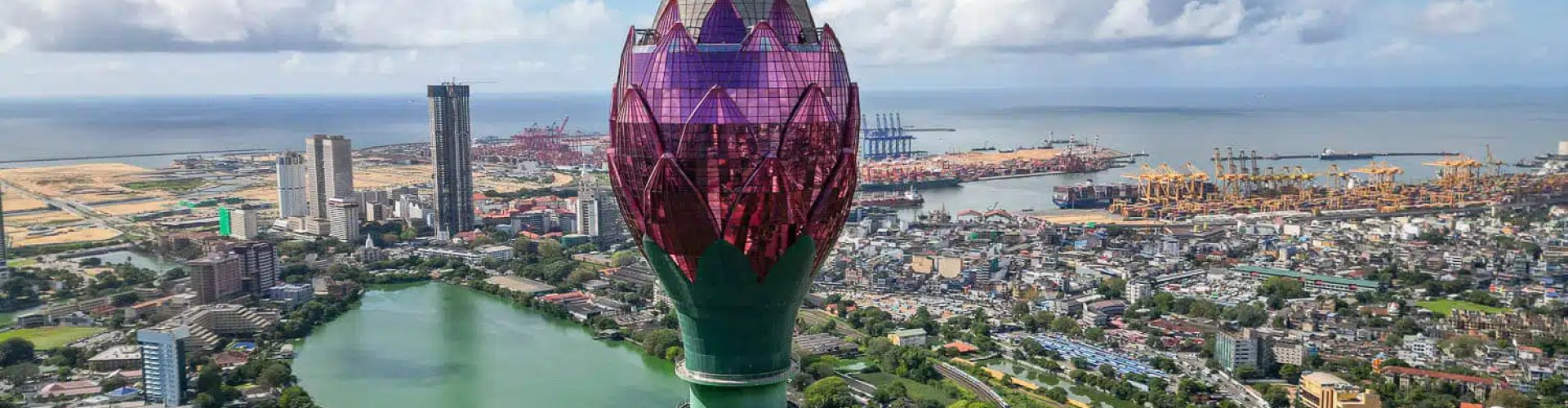 Sunset dining view in Colombo, LK