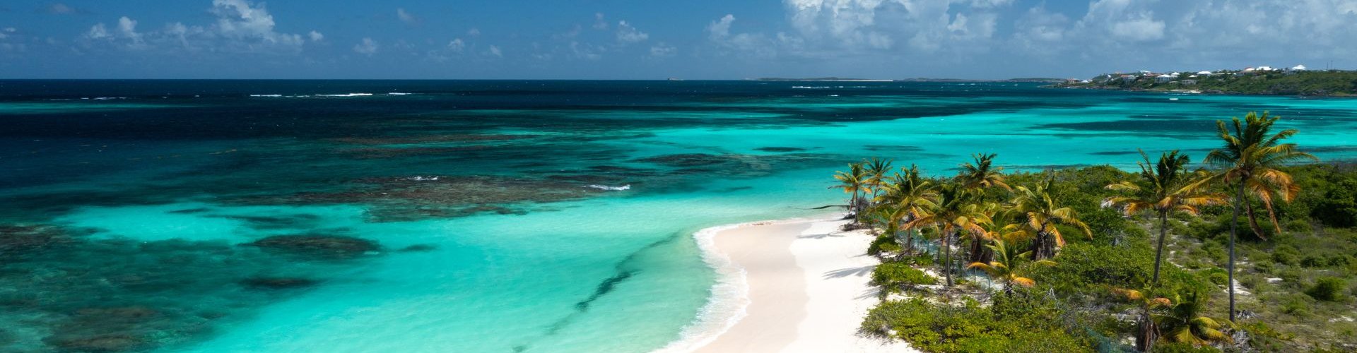 Sunset dining scene in Anguilla, AI