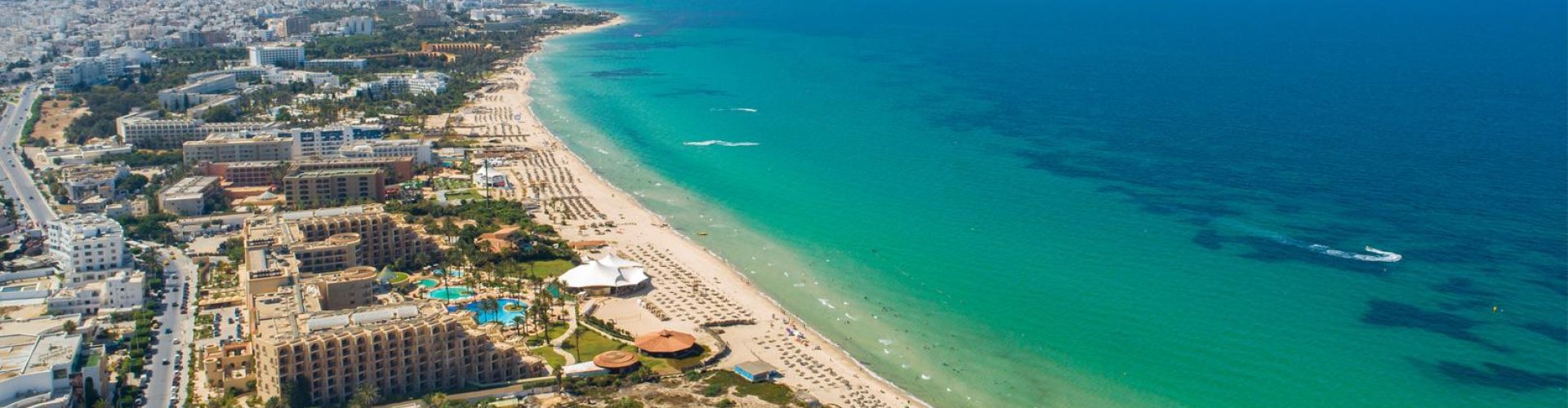Sunset over Sousse dining scene