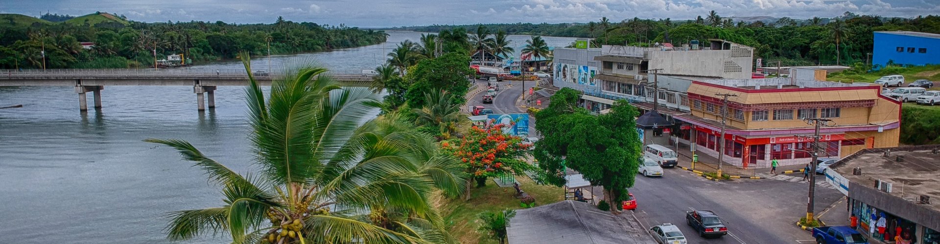Scenic dining landscape in Sigatoka