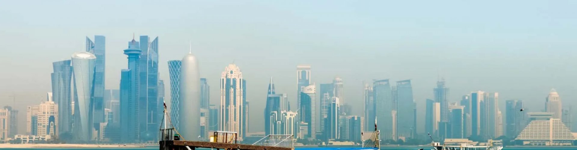 Scenic dining view in Doha, QA