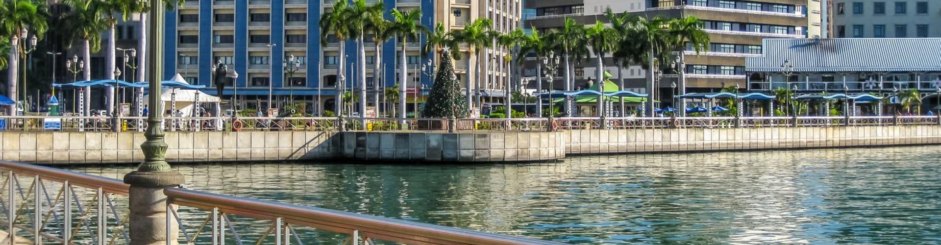 Evening dining scene in Port Louis, MU