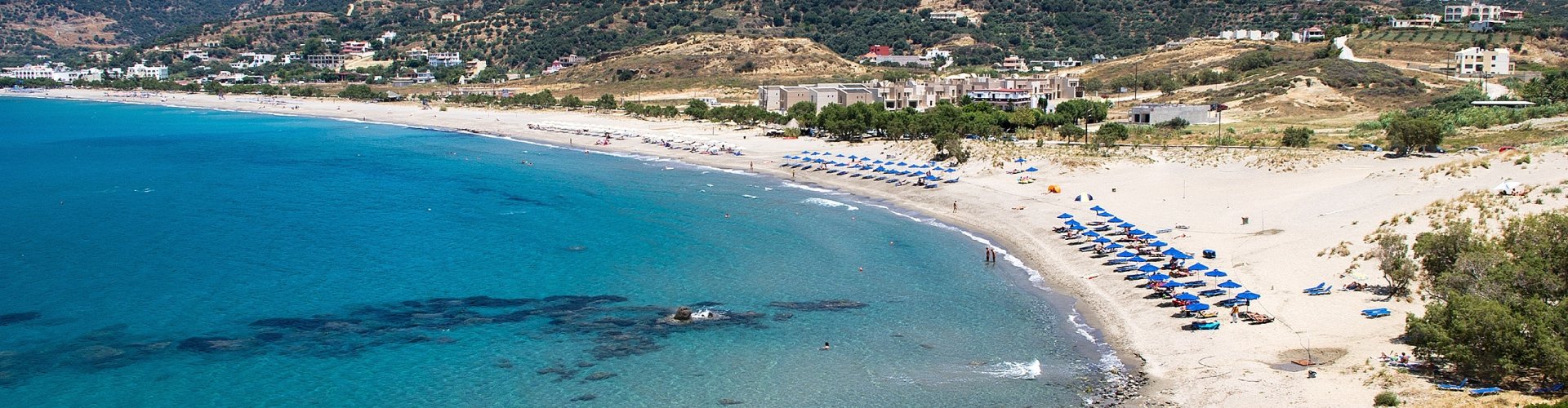 Sunset over Plakias dining scene