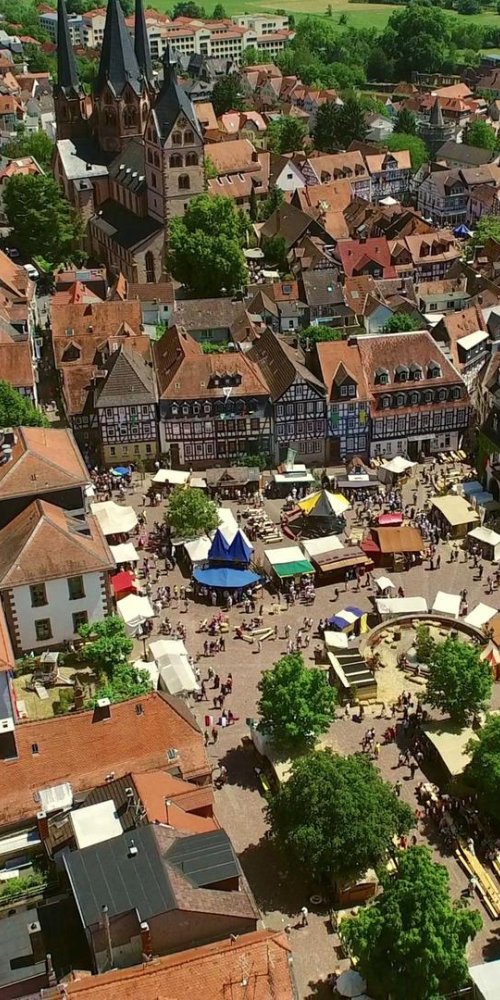 Dining ambience in Gelnhausen, DE
