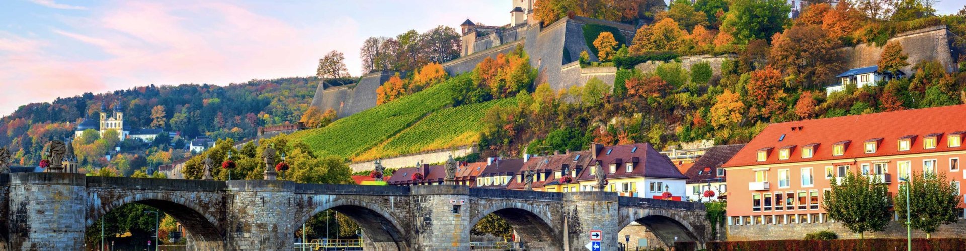 Scenic view and dining in Würzburg