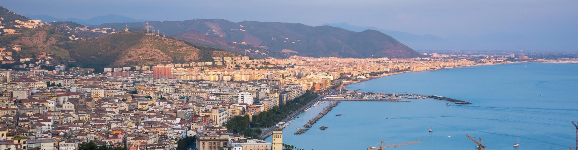 Scenic dining in Salerno, IT